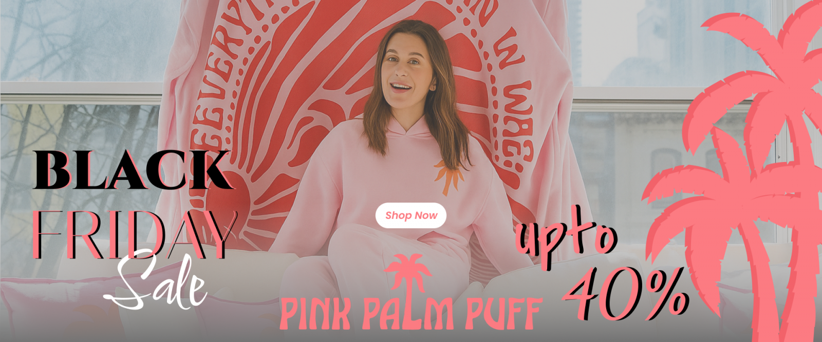 pink palm puff